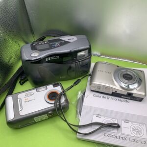 Nikon Coolpix L22 Battery Door Issue + HP Photo Smart 1 Mega Pixel